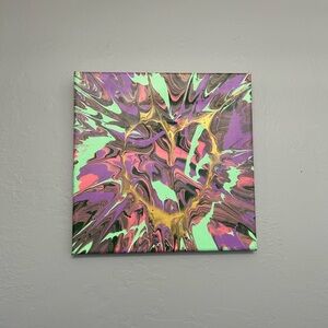 Original Abstract Painting “Forbidden Love” 10x10